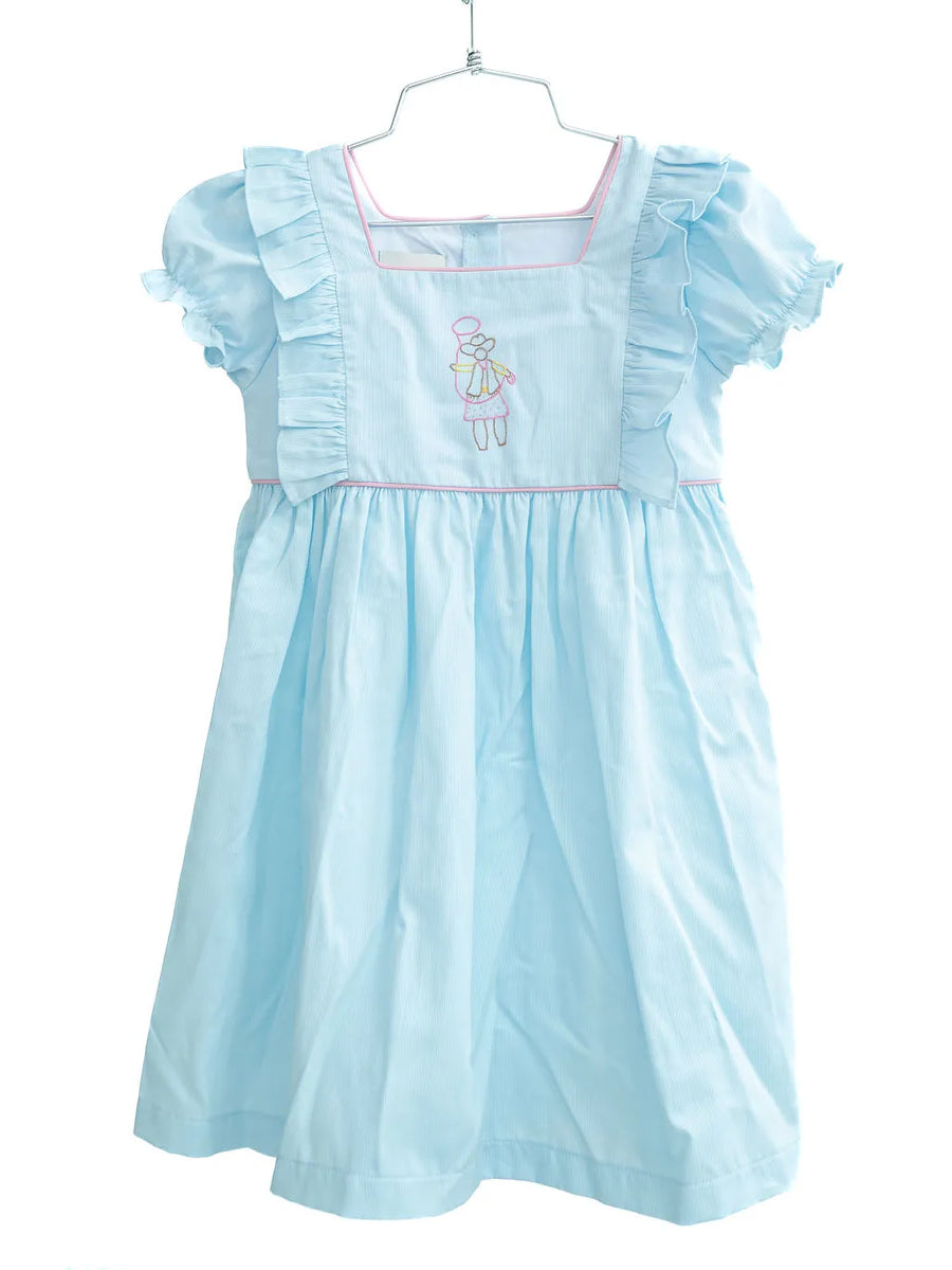 blue cowgirl dress Rhinestone Cowgirl Denim Mini Dress