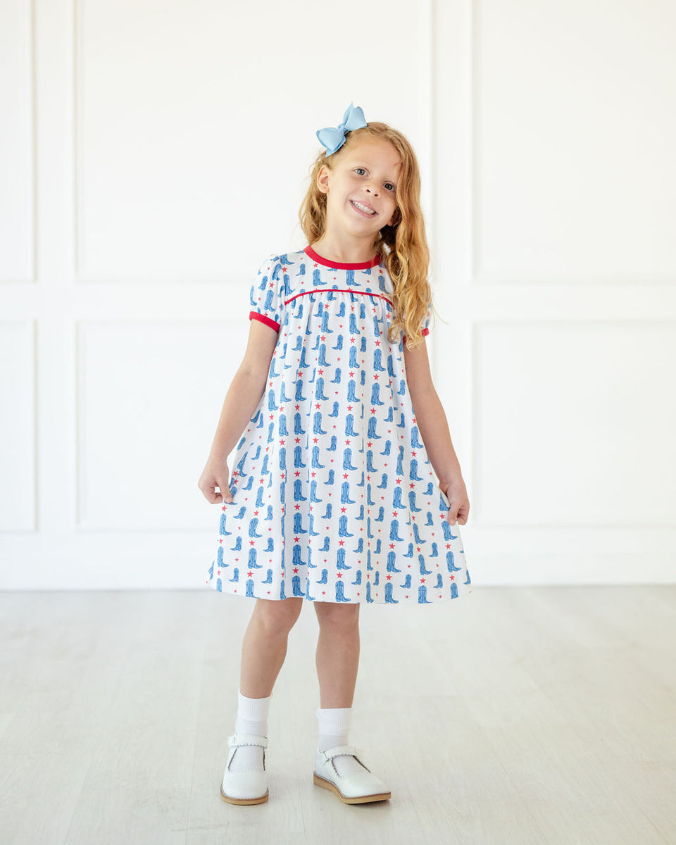 blue dress white boots Hawaiian Tank Sleeveless Navy Dress Mid Length Hanapepe – Shaka Time Hawaii main image 1