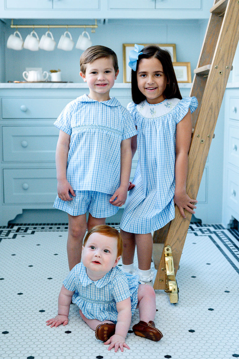 princess polly baby blue dress Midi denim dress with tie belt - Blue - Sz. L