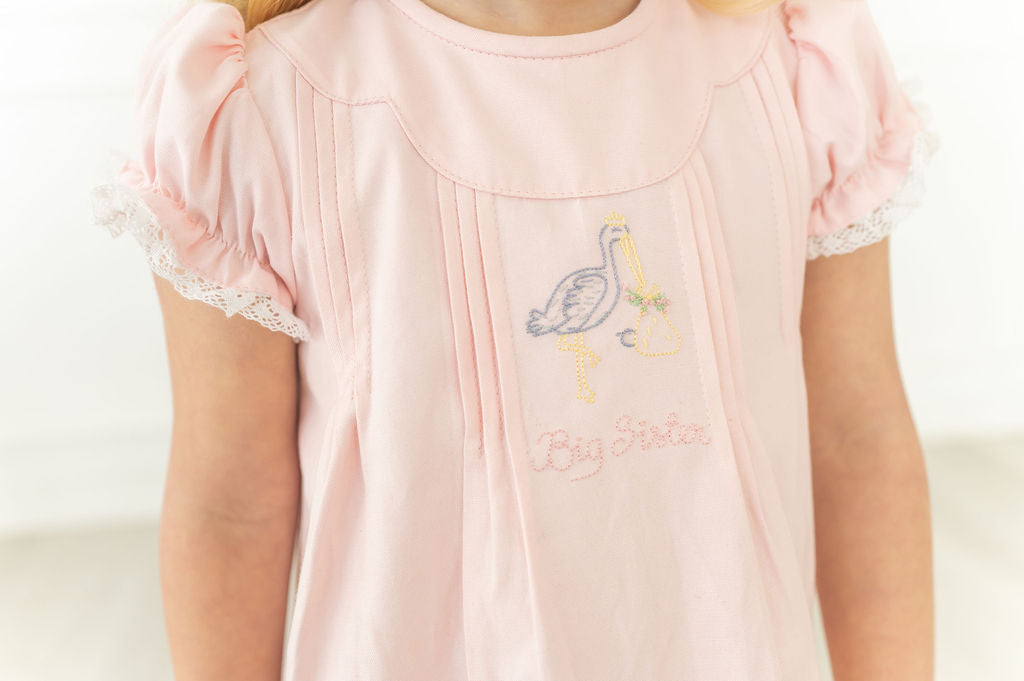 big sister embroidered dress Big Sister Stork Dress I Ruth and Ralph 7 / Dress
