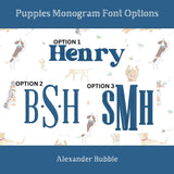 Monogram for the puppies pima