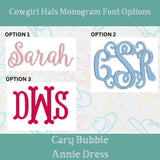Cowgirl Hats Pima Annie Dress
