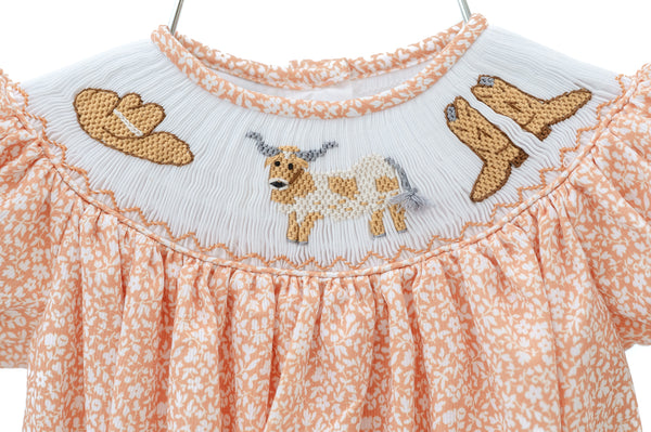 Smocked UT Outfits for Girls 