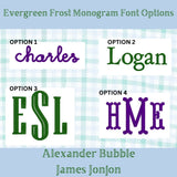 Evergreen Frost Plaid James Jonjon