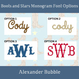 Boots and Stars Pima Alexander Bubble