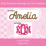 Pink Bandana Print Pima Emma Bubble