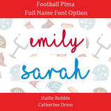 Football Print Pima Catherine Dress