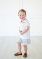 Back to School Pima Cotton Shep Polo/Shorts Set