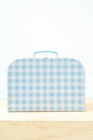 Blue Gingham Keepsake Box is an adorable box featuring a blue gingham print with a sturdy and hard shell material. Perfect for keeping all the precious memories of your little one through the years. 