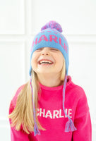 Pink Custom Knit Toboggan Hat