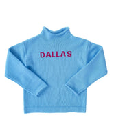 Custom Knit Name Roll Neck Sweater