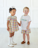 Caterpillar Smocked Beau T-Shirt/Shorts Set