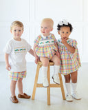 Caterpillar Smocked Beau T-Shirt/Shorts Set