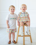 Caterpillar Smocked Beau T-Shirt/Shorts Set