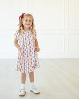 Maroon Boots Catherine Dress