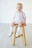 Purple Boots Harold Romper