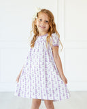 Purple Boots Catherine Dress