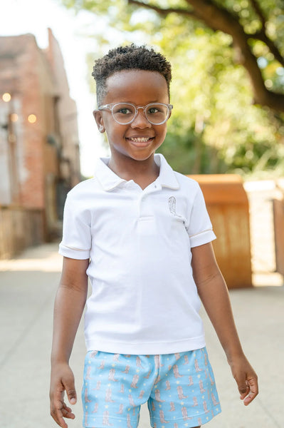 Cowboy Boots Shep Polo Shorts Set