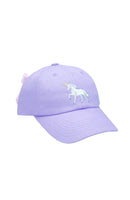 Bits and Bows Lavender Unicorn Bow Hat