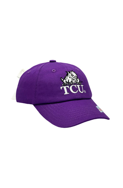 Bits and Bows TCU Bow Baseball Hat