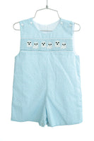 BLUE SMOCKED GHOSTS HALLOWEEN OUTFIT