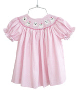 PINK SMOCKED GHOSTS HALLOWEEN OUTFIT