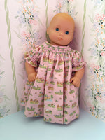 Smocked Cowgirl Toile Dolly Dress