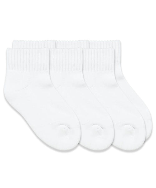 Jefferies Socks Smooth Toe Sport Quarter Non-Cushion Socks (3 Pairs Pack)