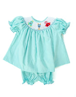 SMOCKED MONSTERS BLOOMER SET FOR GIRLS