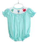 SMOCKED MONSTERS BUBBLE FOR GIRLS