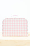 Pink Gingham Keepsake Box is an adorable box featuring a pink gingham print with a sturdy and hard shell material. Perfect for keeping all the precious memories of your little one through the years. 