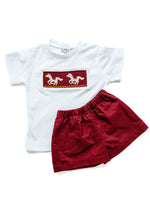 Smocked Florida State shirt and short set for Boys 