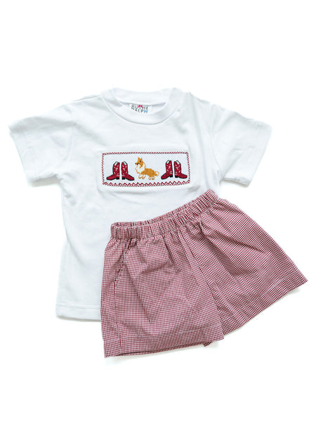 Welcome to College Station Beau T-Shirt/Shorts Set