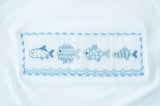Blue Fish Smocked Beau T-Shirt/Shorts Set
