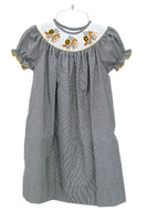 Smocked West Point dress for Girls 