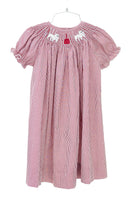 Smocked Mississippi State dress for Girls