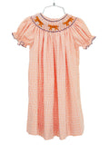Smocked Clemson dress for Girls