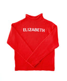 Custom Knit Name Roll Neck Sweater