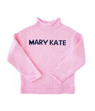 Custom Knit Name Roll Neck Sweater