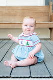 Holiday Boots Smocked Henry Bubble