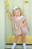 Woodland Animals Smocked Annabelle Bloomer Set