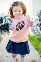 Pink Football Roll Neck Sweater