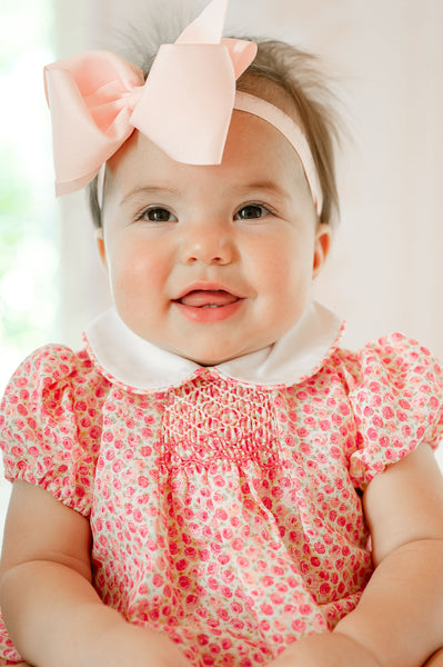 Roses Smocked Bubble