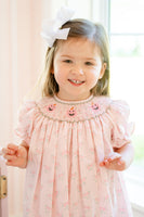 Floral Jack o'Lantern Smocked Helen Dress