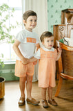 Dancing Skeletons Smocked Beau T-Shirt/Shorts Set
