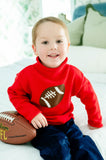 Red Football Roll Neck Sweater