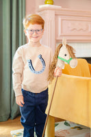 Blue Horseshoe Jacob Sweater