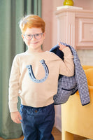 Blue Horseshoe Jacob Sweater