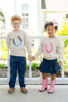 Blue Horseshoe Jacob Sweater