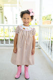 Woodland Animals Smocked Helen Dress